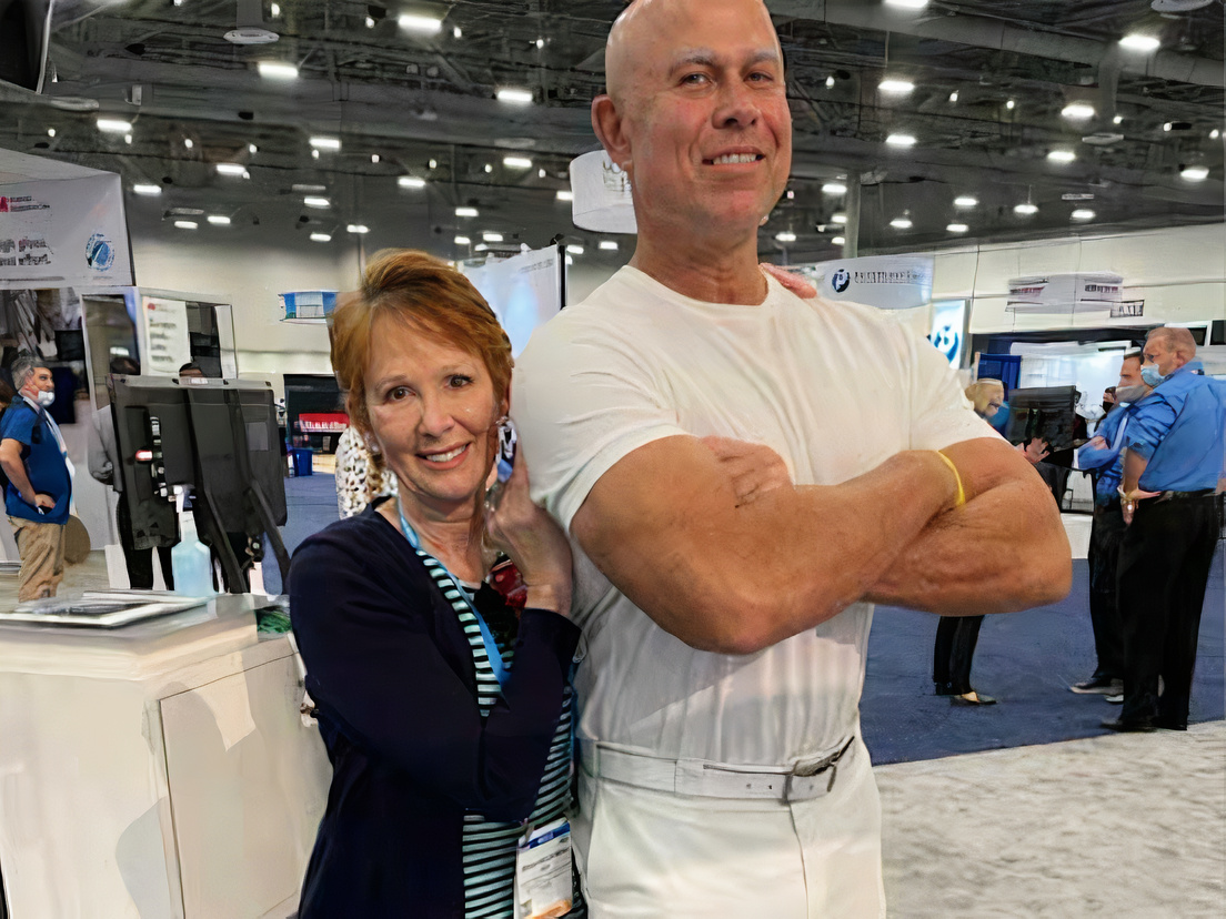 Tricia Holderman (The Germ Girl) and Mr. Clean